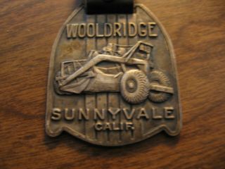 Vintage Rare Wooldridge Scraper Watch Fob