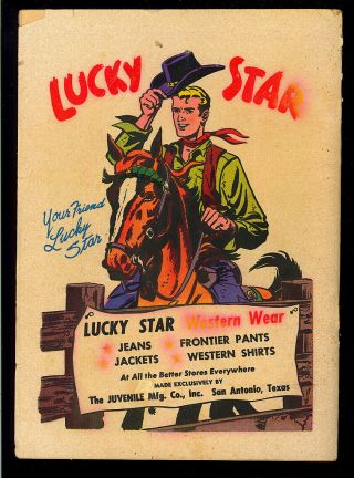 Lucky Star 10 (Exist?) in Guide RARE Nationwide Digest Giveaway Comic 1953 GD, 2