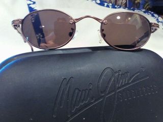 Maui Jim " Tiny Bubbles " 143 - 01 Chocolate/hcl/bronze,  Display In Case,  Very Rare