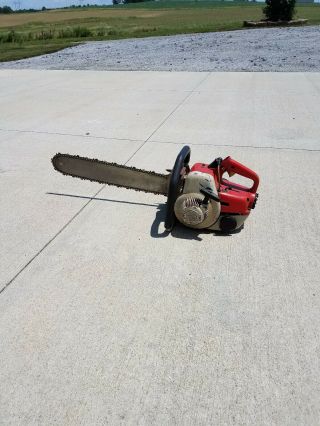 Vintage Stihl 08s Chainsaw 20 " Bar & Chain Made In West Germany " Runs "