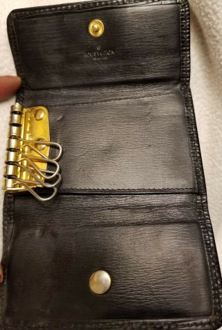 Louis Vuitton Epi Leather Multicles Key Case LV Monogram Holder Vintage Noir 3