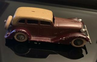 Vintage Unrestored Tootsietoy 1933 Graham 0513 5 - Wheel Sedan Diecast Car Brown 2