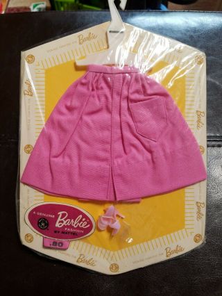 Vintage Barbie Fashion Pak Pink Dress W/ Pink Shoes MOC 2