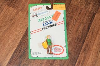 1989 Vintage Nintendo Legend Zelda Link Figure Pvc Nes Applause Figurine A