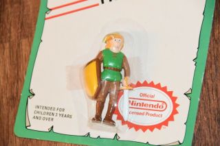 1989 Vintage Nintendo Legend Zelda LINK Figure PVC NES Applause Figurine A 4