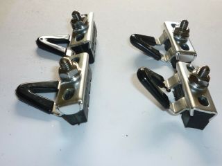 Campagnolo Record Alloy Brake Pad Holders Set Of 4 W/ Hardware Vintage