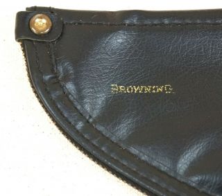 VINTAGE BABY BROWNING SMALL LEATHER ZIPPER CASE 2