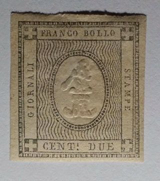 Italy Italia Sardinia Sardegna EXT RARE ERROR 1 for 2.  €30,  000 with gum.  No gum 3