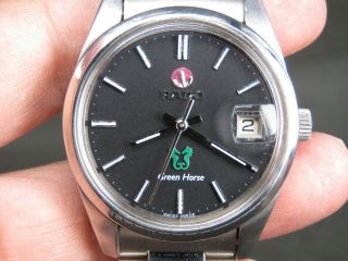 Vintage Rado Green Horse 2783 25 Jewels Swiss Eta Date Automatic Mens Watch
