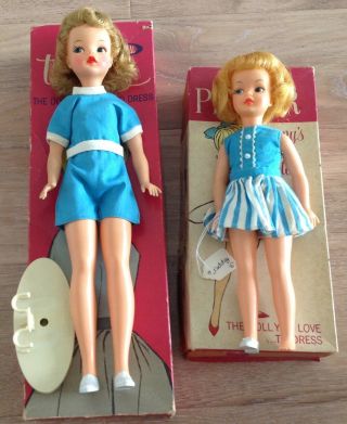 Tammy’s Little Sister Pepper And Tammy Doll 1960s 2 Dolls Vintage Ideal Toy Corp