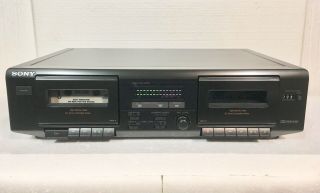 Vintage Sony Tc - We305 Dual Cassette Player Recorder - Solid Belts -
