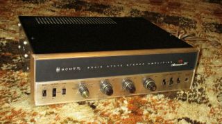 Vintage 1967 H.  H.  Scott 299 - T Integrated Amplifier Solid State