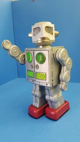 Vintage Silver Attacking Martian Robot Early 60s Vintage Horikawa