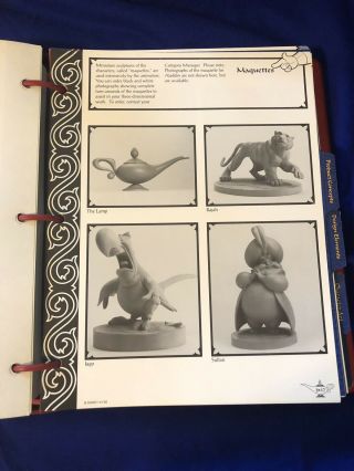 Disney’s Disney Aladdin Studio Style Guide 1993 Marketing Binder Folder Rare Art 4