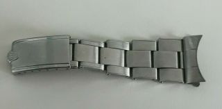 Rolex Swiss 19mm Rivet Bracelet And Repair 1963 For Vintage Watch