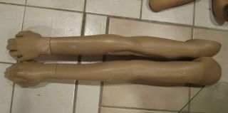 Vintage female straight mannequin arms & hands - 27.  5 