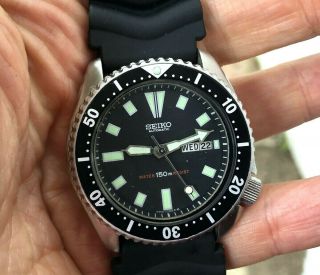 Vintage Seiko Automatic Date 6309 - 729a Divers 150m Fully Band