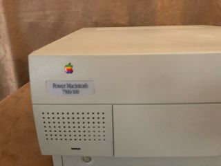 Vintage Apple 7500/100 Power Macintosh FOR REPAIR PARTS computer 7