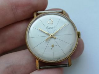 Early Rare COLLECTIBLE USSR Watch RAKETA 12 LINE Dial 2603 SERVICED 3