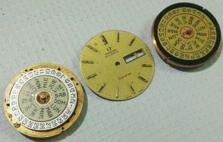 Omega Geneve Dial Watch Movements Cal.  1022 Automatic Vintage Cal.  1020 Very Rare