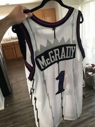 Tracy McGrady Raptors Jersey Size 44 NBA Champions Swingman Vintage 4