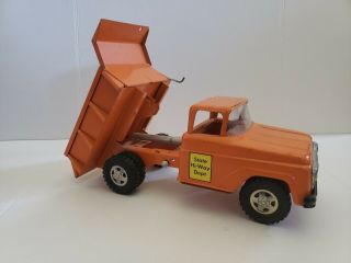 Vintage 1960 ' s Tonka Toys State Hi - Way Dept Hydraulic Dump Truck 8