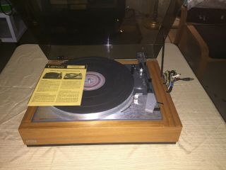 Vintage Lenco Turntable Record Player Model B55