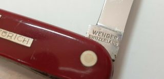 Vintage 50s.  Wenger Wengerinox Swiss Army Knife 82mm Swiss Reklame - Rare Knife 5