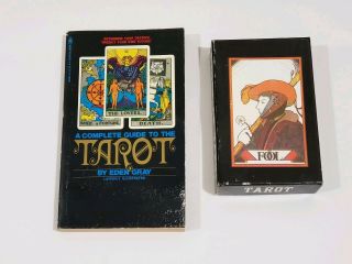 Rare Vintage Tarot Card Deck The Aquarian Tarot 1st Edition 1970 Solid Blue