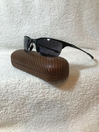 Vintage Oakley Half Wire Titanium Rare Sunglasses With Case