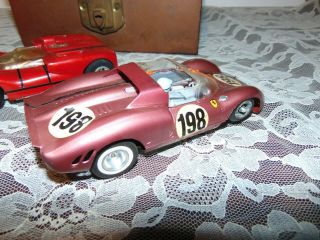 (4) Vintage 1:32 ? Large Slot Cars With Accessories 3