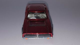 VINTAGE HOT WHEELS REDLINE 1968 CUSTOM DODGE CHARGER RED 3