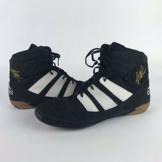 Rare 1999 Adidas Adistar Kendall Cross Wrestling Shoes Black Size 11.  5