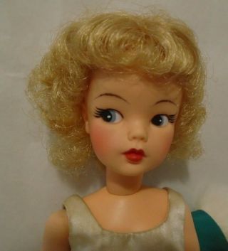 Vintage 1960s 12 " Ideal Tammy Lt.  Blond Doll Bs - 12 3 In On The Town Costume