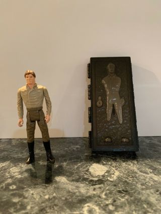 Vintage Star Wars Potf Han Solo Carbonite Complete 1984