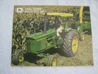 Vintage 1972 John Deere Tractor Brochure