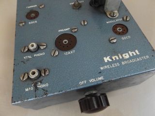 Vintage Knight Allied Radio Broadcaster & Amplifier Control Box 2