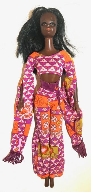 Vintage Mattel Live Action Christie Doll W/ Outfit Nr