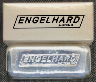 Engelhard Australia 10 Oz.  999,  Silver Cast Bar Rare In Us