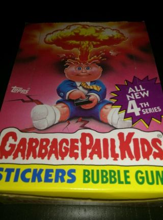Garbage Pail Kids Gpk Box 48 Packs Series 4th Rare