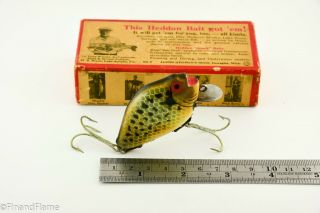 Vintage Heddon Model 740CRA Punkinseed Antique Fishing Lure in Correct Box DF4 6