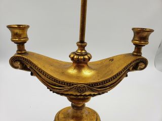Vintage Mid Century Modern Hollywood Regency Stiffel Brass Genie Style Lamp 3