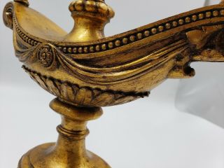 Vintage Mid Century Modern Hollywood Regency Stiffel Brass Genie Style Lamp 4