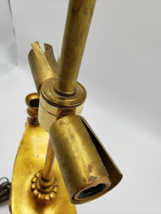 Vintage Mid Century Modern Hollywood Regency Stiffel Brass Genie Style Lamp 7