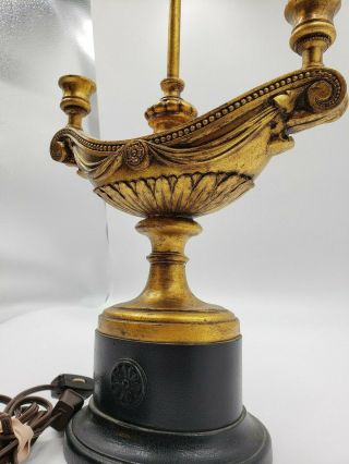 Vintage Mid Century Modern Hollywood Regency Stiffel Brass Genie Style Lamp 8