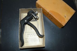 Vintage Stanley No.  42x Pistol Grip Adjustable Saw Set Made In Usa -
