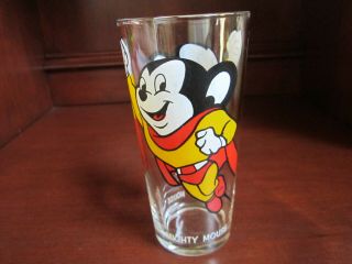 Vintage 1977 Pepsi Collector Series Glass MIGHTY MOUSE Terry Toons Rare 6