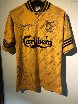 Liverpool Vintage Adidas 3rd Football Shirt Jersey 1994/96 (y) 38” - 40”