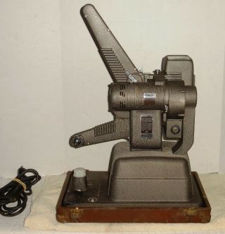Vintage Revere S - 16 Sound Projector 16mm Movie Film w/ Amp & Speaker Case 3