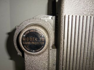 Vintage Revere S - 16 Sound Projector 16mm Movie Film w/ Amp & Speaker Case 8